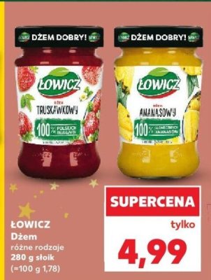 Dżem  różne rodzaje promocja w Kaufland