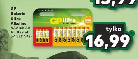 Baterie alkaliczne aa/aaa Gp ultra Gp baterie promocja