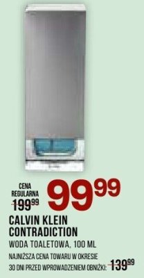 Perfumy CALVIN KLEIN CONTRADICTION woda toaletowa promocja w Drogerie Natura