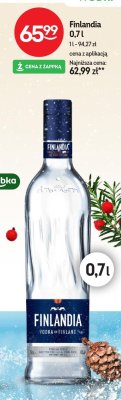 Wódka Finlandia 0,7l promocja w Żabka