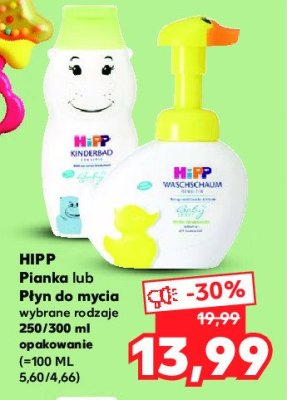 Płyn do kąpieli dla dzieci hipopotam Hipp babysanft promocja