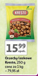 Orzechy laskowe Kresto promocja w Auchan