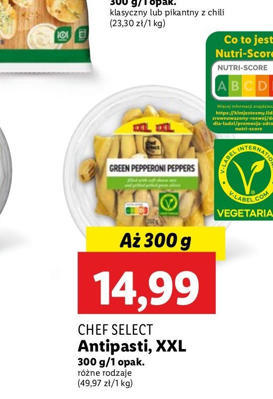 Zielone papryczki pepperoni Chef select & you promocja