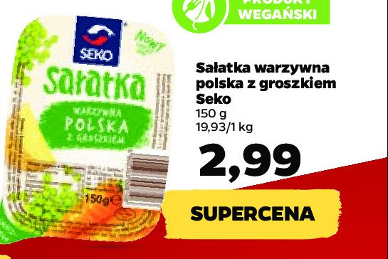 Sałatka warzywna polska z groszkiem Seko promocja