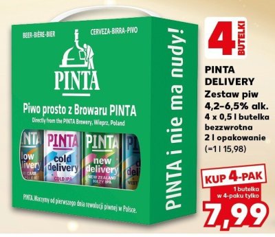 Zestaw piw Browar Pinta promocja w Kaufland