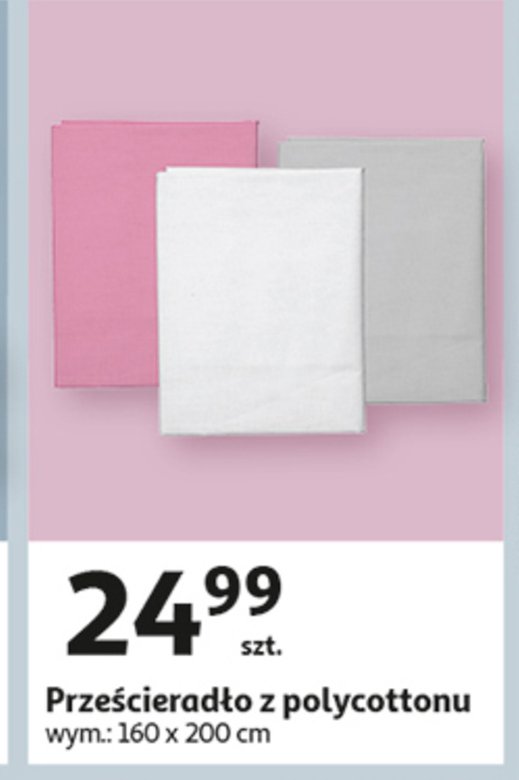 Prze艣cierad艂o z polycottonu 160 x 200 cm promocja