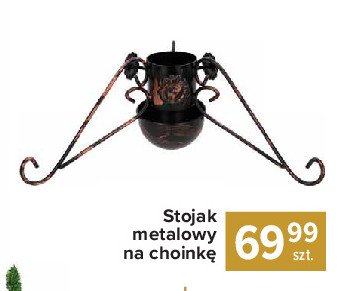 Stojak metalowy pod choinkę złoty promocja