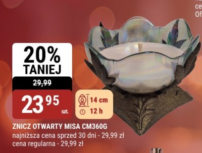 ZNICZ OTWARTY MISA CM360G promocja w bi1