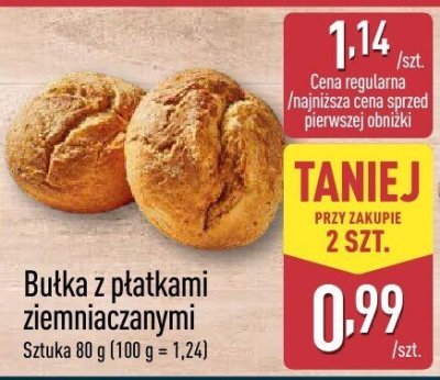Bułka z płatkami ziemniacznymi promocja w Aldi