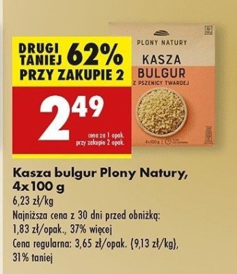 Kasza bulgur Plony natury promocja