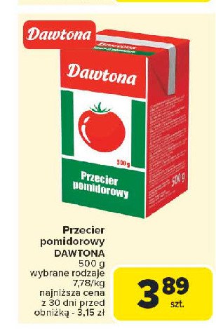 Przecier pomidorowy Dawtona promocja