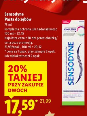 Pasta do zębów, 75 ml, różne rodzaje promocja w Lidl