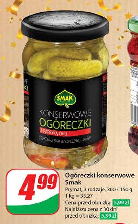 Ogóreczki z chili Smak promocja