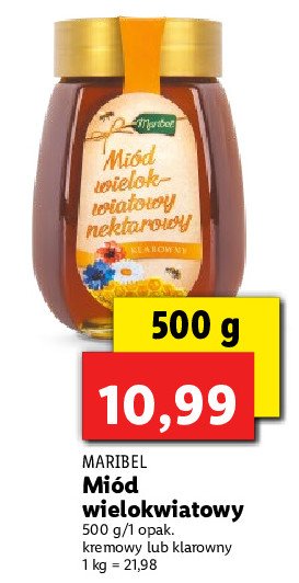 Mi贸d wielokwiatowy kremowy Maribel promocja
