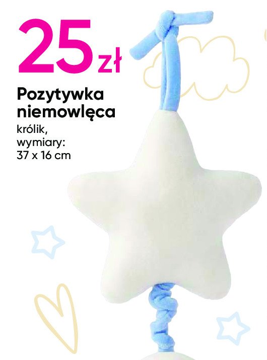 Pozytywka królik 37 x 16 cm promocja