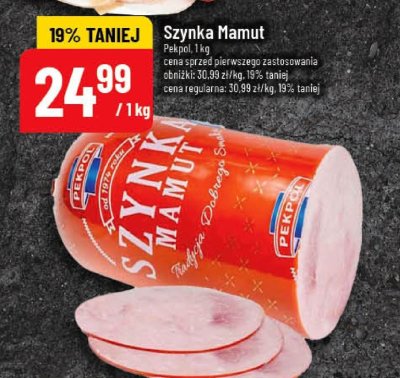 Szynka Mamut promocja w POLOmarket