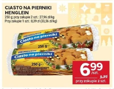 Ciasto na pierniki Henglein 250 g promocja w Stokrotka