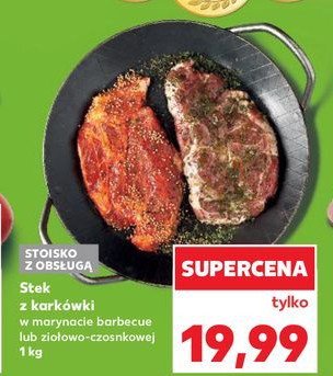 Stek z kark贸wki w marynacie barbecue promocja