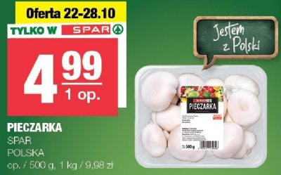Pieczarka promocja w SPAR