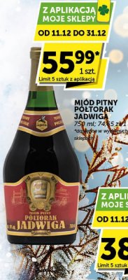 Miód pitny Półtorak Jadwiga promocja w ABC