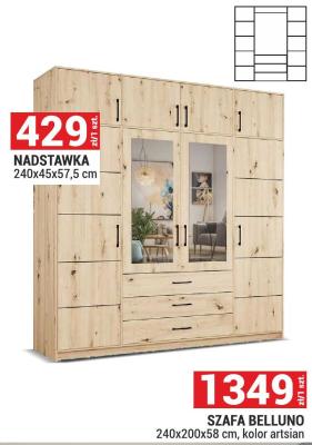 Szafa SZAFA BELLUNO promocja w Merkury Market