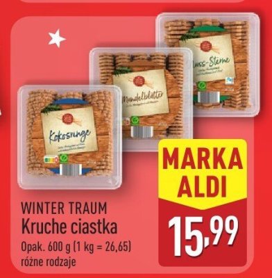 Kruche ciastka WINTER TRAUM różne rodzaje promocja w Aldi