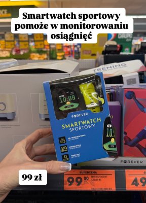 Smartwatch sportowy promocja w Biedronka