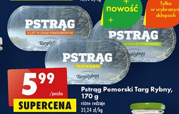 Pstr膮g filety w marynacie cytrynowej Pomorski targ rybny promocja