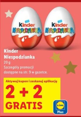 Kinder Niespodzianka promocja w Lidl