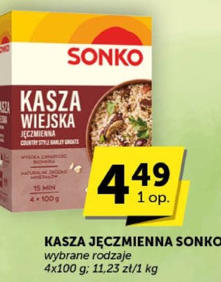 Kasza jęczmienna Sonko promocja w Euro Sklep