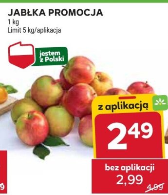 Jabłka różne rodzaje promocja w Stokrotka