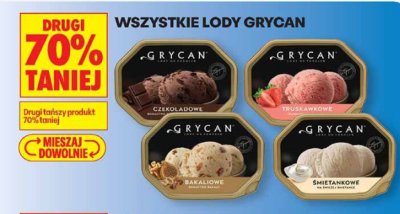 Lody Grycan promocja w Biedronka