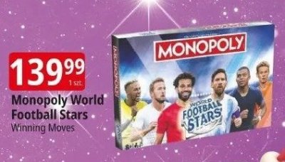 Gra Monopoly World Football Stars Winning Moves promocja w Leclerc