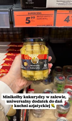 Mini kolby kukurydzy w zalewie Asia Flavours 340/190 g promocja w Biedronka