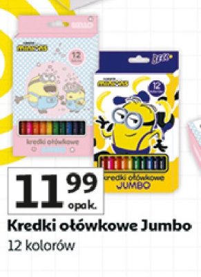 Kredki jumbo minions r贸偶owe Beniamin Beniamin mn promocja