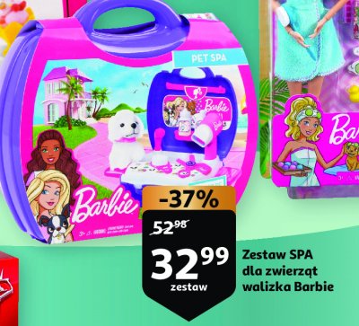 Zestaw barbie w walizce spa dla zwierząt Mattel promocja