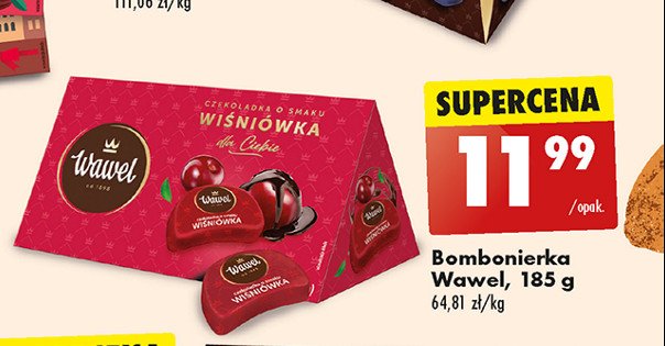 Czekoladki wiśniówka Wawel promocja