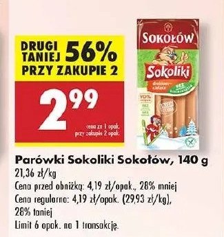 Parówki sokoliki Sokołów promocja