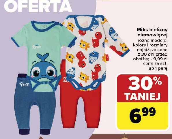 Miks bielizny niemowlęcej promocja