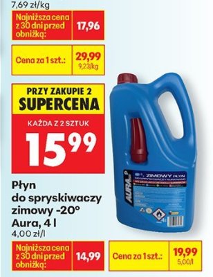 Płyn do spryskiwaczy zimowy promocja w Biedronka
