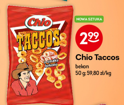 Chrupki bekonowe Chio taccos promocja