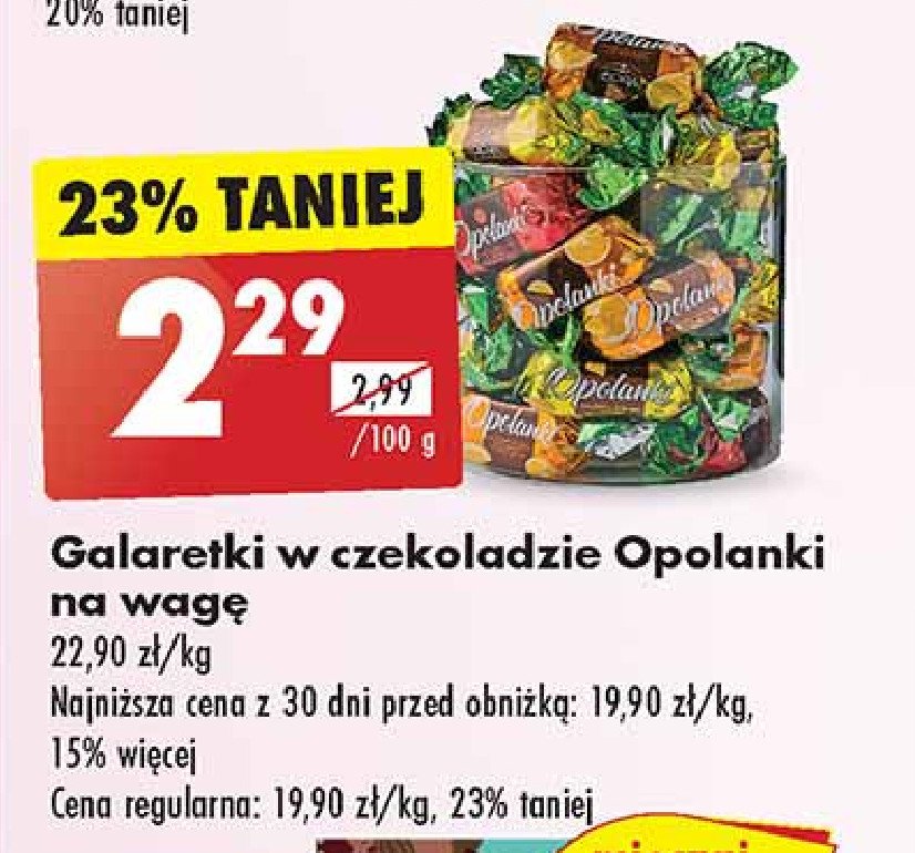 Galaretki w czekoladzie Odra opolanki promocja