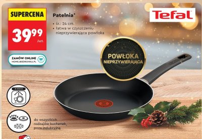 Patelnia 24 cm z powłoką nieprzywierającą promocja w Biedronka