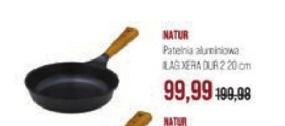 Patelnia aluminiowa Natur LAB XERA DUR 20 cm promocja w Stokrotka