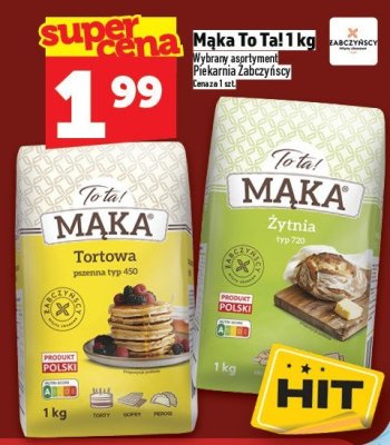 Mąka To Ta! 1 kg promocja w TOPAZ