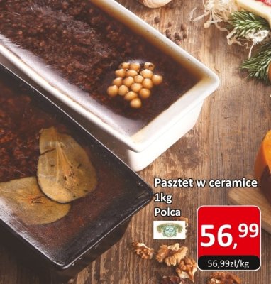 Pasztet w ceramice 1kg Polca promocja w Market Point
