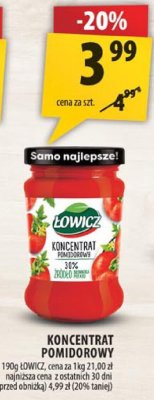 Koncentrat pomidorowy promocja w Arhelan