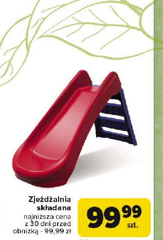 Zjeżdżalnia składana 198 x 84 x 110 cm promocja w Carrefour