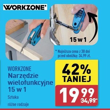 Narzędzie 15w1 WORKZONE promocja