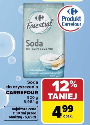 Soda do czyszczenia CARREFOUR 500 g promocja w Carrefour Market